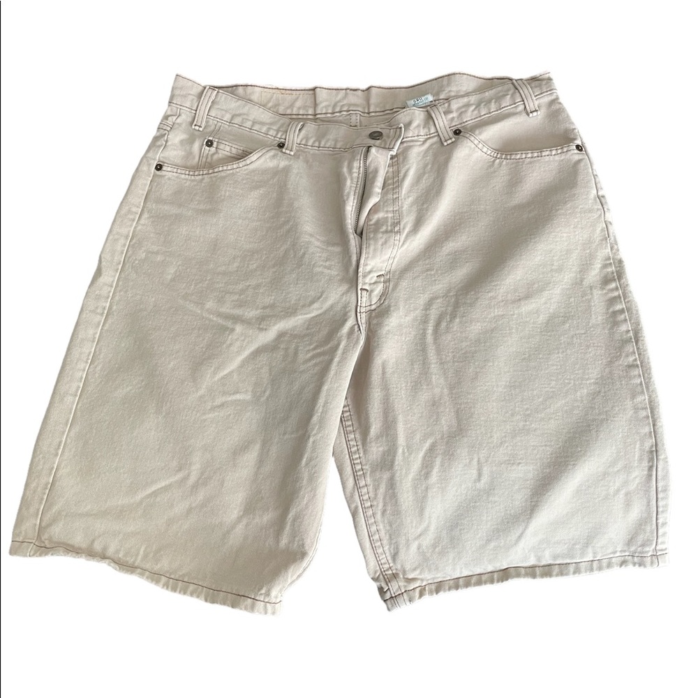 Levi’s 550’s white shorts made in the USA vintage orange tag SIZE W40 L00